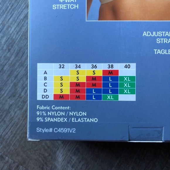 New!Felina Ladies' Side Smoothing Bra, 1 box for 2-pack - Picture 15 of 15